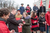 В Краснодаре коммунисты и беспартийные патриоты отметили столетие Красной Армии