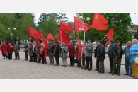 Абинск: митинг в честь Ленинского дня