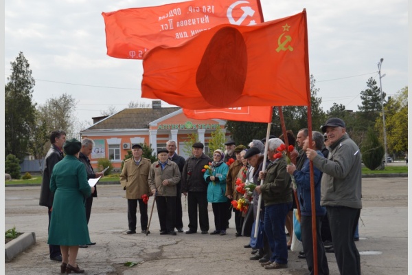 Состоялся митинг в станице Старощербиновской
