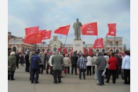 Митинг КПРФ в Тихорецке: Правительство Медведева - в отставку!