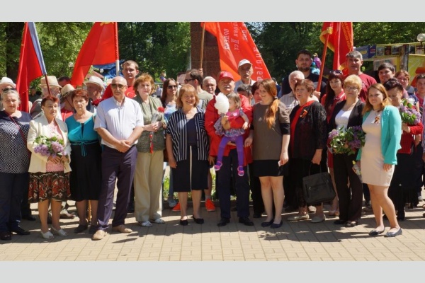 Белореченск: митинг в честь Красного Первомая