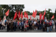 Активисты КПРФ отметили Красный День Победы в Краснодаре