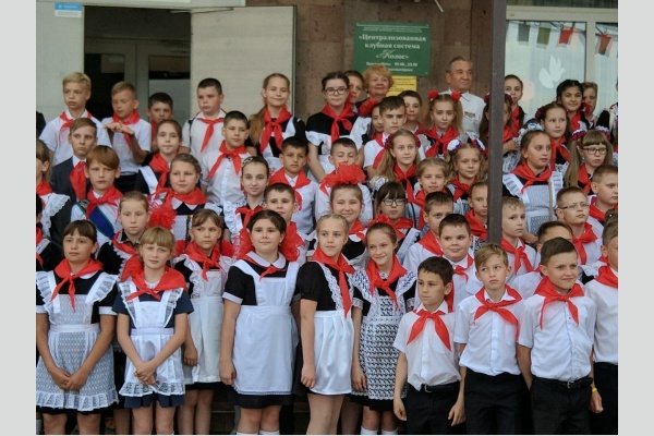 Пионерский праздник в станице Каневской