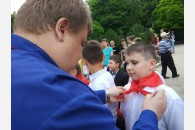 Пионерский праздник в станице Каневской