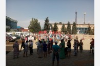 Тимашевск: митинг против «пенсионной реформы» правительства РФ