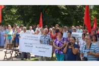 Белореченск: митинг протеста против повышения пенсионного возраста