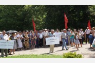Белореченск: митинг протеста против повышения пенсионного возраста