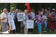 Белореченск: митинг протеста против повышения пенсионного возраста