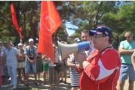 Коммунисты Анапы провели митинг протеста против правительственной «пенсионной реформы»