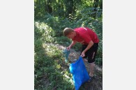 Комсомольский субботник в краснодарском парке