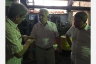 Лидер краевого отделения КПРФ посетил предприятие по производству сельхозтехники