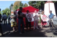 Протестные пикеты активистов КПРФ