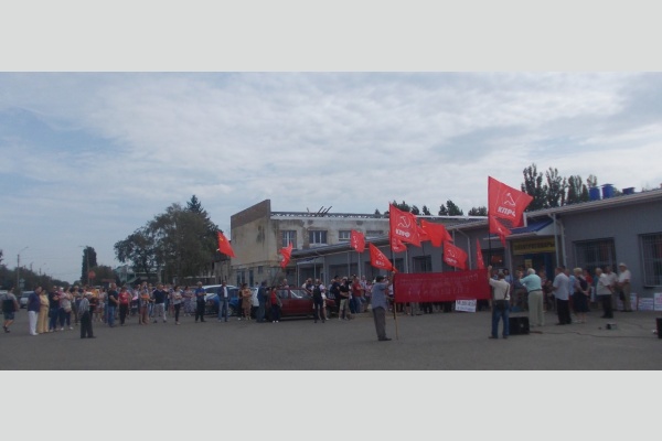 Тихорецк: повторный митинг протеста против пенсионного закона властей