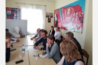 Представители крайкома ЛКСМ РФ встретились с комсомольцами в станице Каневской