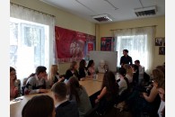 Представители крайкома ЛКСМ РФ встретились с комсомольцами в станице Каневской