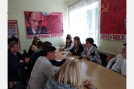 Представители крайкома ЛКСМ РФ встретились с комсомольцами в станице Каневской