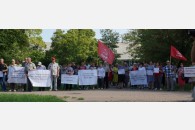 Белореченск: митинг КПРФ против правительственной пенсионной реформы