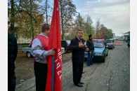 В станице Каневской состоялся автопробег в честь Ленинского Комсомола