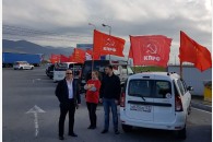 Город-герой Новороссийск: автопробег в честь Великого Октября