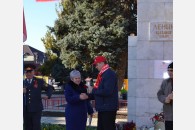 Тимашевск: автопробег и митинг в честь годовщины Октября