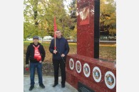 Тимашевск: автопробег и митинг в честь годовщины Октября