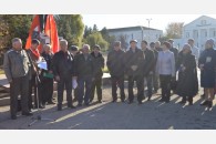 Станица Старощербиновская: митинг в честь годовщины Великого Октября