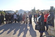 Станица Старощербиновская: митинг в честь годовщины Великого Октября