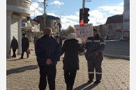 Абинские коммунисты вновь провели одиночные пикеты