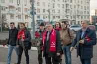 В Краснодаре активисты КПРФ отметили день памяти В.И. Ленина цветами и пикетом