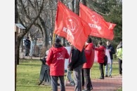 В Краснодаре активисты КПРФ отметили день памяти В.И. Ленина цветами и пикетом