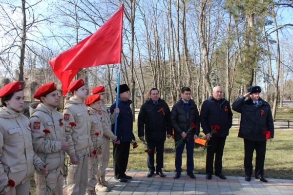 В станице Каневской открыт памятник в честь воинов-афганцев