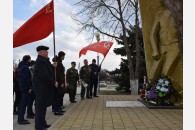 Выселки: торжественное собрание в честь Дня Красной Армии