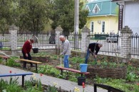 Коммунистический субботник в станице Брюховецкой