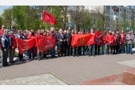 Краснодар. Коммунисты и комсомольцы отметили 149-й день рождения В.И. Ленина