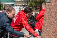 Краснодар. Коммунисты и комсомольцы отметили 149-й день рождения В.И. Ленина