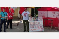 Абинск: пикеты в поддержку Грудинина