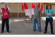 Абинск: пикеты в поддержку Грудинина