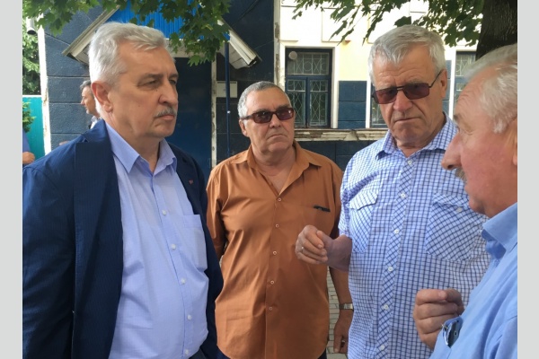 Рабочая поездка Н.И. Осадчего в Гулькевичский район