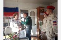 В станице Каневской вручен памятный знак ветерану ВЛКСМ