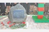 В Кореновске коммунисты и советские офицеры открыли школьную Аллею Славы
