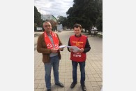 Сочи: активисты КПРФ организовали пикеты в четырех районах города