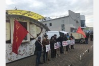 Гулькевичи. Красный пикет в поддержку Грудинина и против партии власти