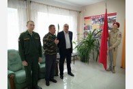 Станица Каневская. Юнармейцы встретились с земляком-курсантом военной академии