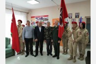 Станица Каневская. Юнармейцы встретились с земляком-курсантом военной академии