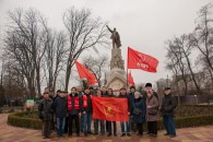 Краснодар: активисты КПРФ и ЛКСМ почтили память В.И. Ленина