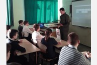 Щербиновский район. Коммунисты рассказывают школьникам о Великой Отечественной войне