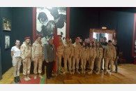 Каневские комсомольцы и юнармейцы почтили память матери-героини Е.Степановой