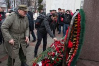 Краснодар. Активисты КПРФ и Союза Советских офицеров отметили День Красной Армии