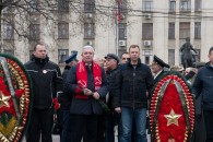 Краснодар. Активисты КПРФ и Союза Советских офицеров отметили День Красной Армии