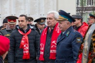 Краснодар. Активисты КПРФ и Союза Советских офицеров отметили День Красной Армии